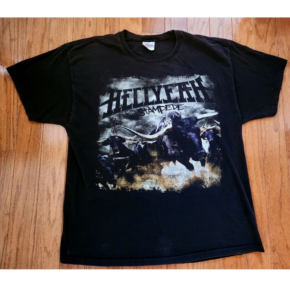 Hellyeah Band Tee Shirt Size XL Stampede‎ Black Music Rock Band Merch